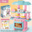 Kids Mini Kitchen Counter Play Set Diy Simulated Cooking
