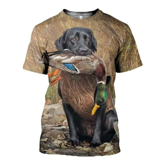 New Camouflage Hunting Wild Duck Animal 3D Print T Shirt