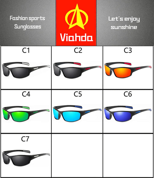 Viahda New Polarized Sunglasses Men Outdoor Sport Classic