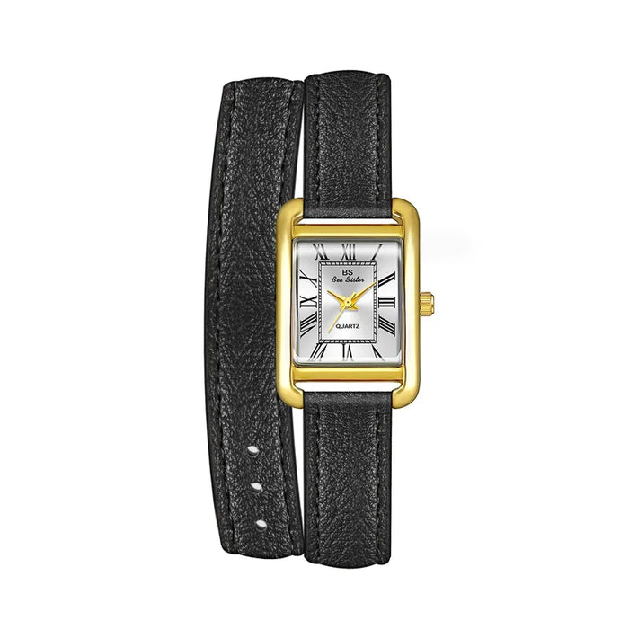 Womens Watch Elegant Retro Small Square Watch High Quality