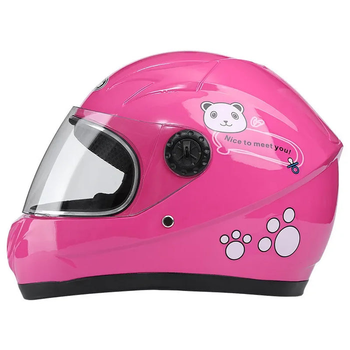 Kid Child Motorcycle Helmet Detachable Full Face Helmet