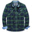 Magcomsen Autumn Windproof Mens Flannel Shirt Warm Long