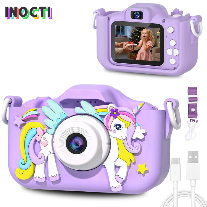 Kids Camera Toys 2 Inch Ips Screen Digital Cameras