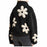 Womens Floral Fleece Jackets Winter Zipper Cropped Coat