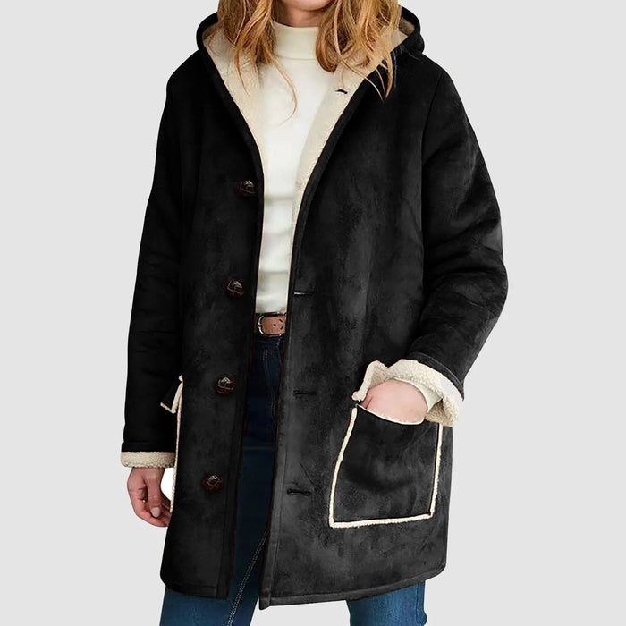 Winter Suede Leather Jackets For Women Streetwear Ladies