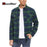 Magcomsen Autumn Windproof Mens Flannel Shirt Warm Long