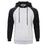 Hooded Sweatshirt For Men Color Block Casual Hoodie Basic