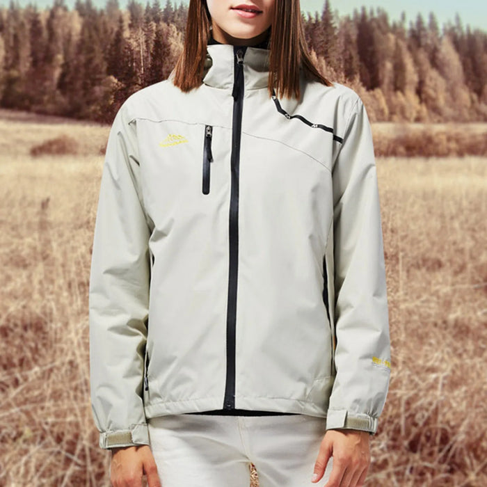 Womens Outdoor Detachable Windbreaker Jacket Single Layer