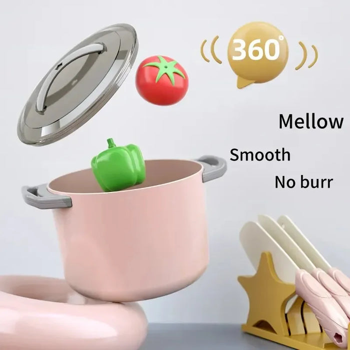 Kids Play Kitchen Set Pretend Play Cooking Toys Set Kitchen